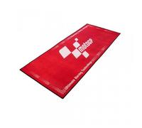 Tapis environnemental Biketek Garage Mat motoGP rouge blanc pour moto Neuf