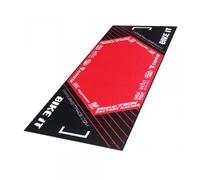 Tapis Environnemental Biketek Garage Mat Noir Rouge Pour Moto Paddock Atelier Neuf