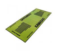 Tapis Environnemental Biketek Garage Mat Vert Noir Pour Moto Kawasaki Stand Neuf