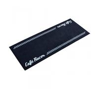 Tapis Environnemental Moto Biketek Garage Mat Café Racer Noir Blanc Damier Neuf