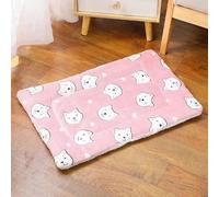 Tapis épais pour chat - Tapis de couchage pour chien - Modèles d'automne et d'hiver - Couverture de niche pour chat - Tapis chaud en coton pour animal de compagnie - Tapis de sol pour sommeil profond