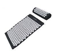 Tapis et coussin d'acupression 67 x 42 cm + sac de transport - Bleu Noir