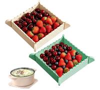 Tapis et plateau de service magnétique pliable 2 en 1 en silicone, résistant à la chaleur, utilisable comme dessous de plat, planche à découper et plateau repas. Qualité alimentaire (2PcsC)