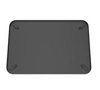 Tapis Étanche pour Litière, Noir, 92.2x64.2cm | Lavable, Support pour Tapis Propreté avec Bords Surélevés, Réutilisable, Maison, déplacement, Chiens