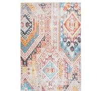 Tapis Ethnique à Poils Courts Indiana II Orange 80 x 150 cm