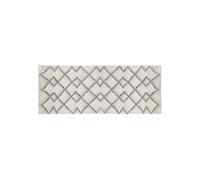 5five - tapis 120x50cm gris blanc