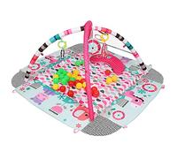 Tapis eveil bebe, Tapis Sensoriel Bébé 3-en-1 dès 3 Mois，Jouets D'activité et de Développement, Baby Gyms Tapis de jeu Centre d'activités musicales
