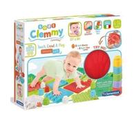 Tapis eveil sensoriel 8 Dalles Souple Textures + 8 Blocs Construction - Bebe 6-36 Mois - Set Jouet Perception Tactile et 1 Carte