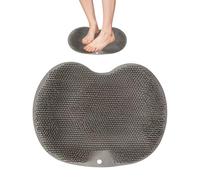 Tapis Exfoliant Pour Pieds De Douche - Éponge De Nettoyage En Silicone Pour Le Dos,Lave-Pieds Pour Douche,pour, Sol de, Spa, Gym à Domicile, Voyage, Détente Quotidienne