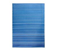 Tapis extérieur Alvaro bleu en polypropylène recy ormat 230 cm | Le bleu d’Alvaro délimite le coin salon sur la terrasse ou le balcon. Ce tapis extérieur recyclé se nettoie avec de l’eau.