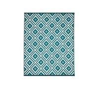 IDMARKET Tapis extérieur BAHAMAS bleu canard 270 x 370 CM
