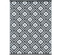 IDMarket – Tapis extérieur Bahamas 160 x 260 cm Noir