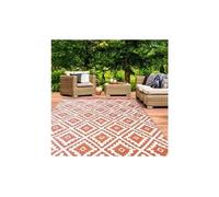 IDMarket - Tapis extérieur Bahamas Terracotta 270 x 370 CM
