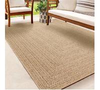 the carpet Kansas - Tapis intérieur Confortable et élégant pour Salon, Chambre ou Couloir, Doux et Chaleureux, Facile à Nettoyer, Style Jute Naturel, également adapté pour l’extérieur, 200 x 290 cm