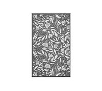IDMarket - Tapis extérieur Flower Gris et Blanc 180 x 280 CM