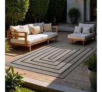 Tapis Extérieur In & Outdoor Tissé Imperméable Lavable Gris Beige Vert