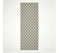 Tapis extérieur jardin imperméable, réversible et résistant UV - May - 75x200 cm - Gris - Matériaux recyclés - Homescapes