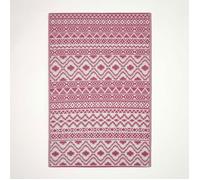 HOMESCAPES Tapis extérieur résistant Pluie et UV, Tapis de Jardin imperméable réversible Rose Tia, 180 x 270 cm, Intérieur extérieur terrasse Balcon