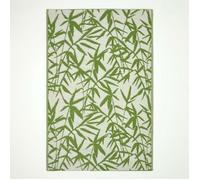 HOMESCAPES Tapis extérieur résistant Pluie et UV, Tapis de Jardin imperméable réversible Vert Zena, 180 x 270 cm, Intérieur extérieur terrasse Balcon