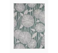 Tapis extérieur, kilim reversible 80x150 LYN2 AX REVERSIBLE vert et crème