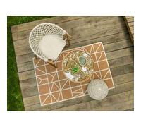 Tapis extérieur rectangulaire alexandrie 170 x 240 cm en laine synthétique - jar