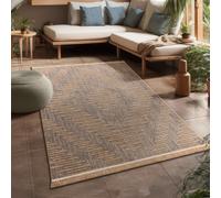 Tapis Exterieur Terrasse Salon Cuisine Motif Boho Motif Fleuri Geometrique