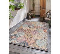 the carpet Palma - Tapis d'extérieur, résistant aux intempéries & aux UV, Convient pour l'intérieur et l'extérieur, Multicolore, 140 x 200 cm