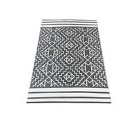Tapis extérieur ZIA gris et blanc 160 x 240 CM