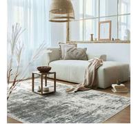 Tapis extra-doux effet brume gris 120x170