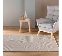 Tapis Déco Tissé "Ezio" 120x170cm Naturel