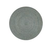Vidaxl Tapis Fait À La Main Jute Rond 150 Cm Vert Olive