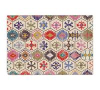 vidaXL Tapis Fait à la Main Jute Tressée Moquette Carpette Plancher Coussin de Sol Salon Chambre à Coucher Intérieur Salle de Séjour Maison 150 cm