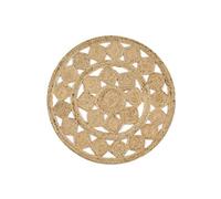 vidaXL Tapis Fait à la Main Jute Tressée Carpette Moquette Plancher Coussin de Sol Salon Chambre à Coucher Intérieur Salle de Séjour Maison 150 cm