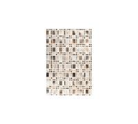 Tapis Fait Main en Cuir "Lavin II" Gris 120 x 170 cm Gris G