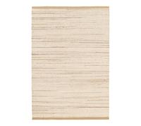 Tapis fait main en laine de nouvelle zelande et jute marius beige 120X170