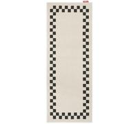 Tapis Fatboy Carpretty Catwalk Check 80x200 cm Anthracite/ Crème