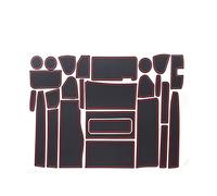 Tapis Fente Porte pour Nissan pour Serena C26 2010-2014 2015 2016 Tapis Porte Intérieur Porte-gobelet Tapis Antidérapant sous-Verre en Caoutchouc JUNOOS(1)