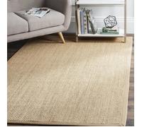 Tapis Fibre naturelle en Sisal Jaune/Beige 122 x 183 cm
