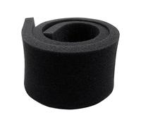 Tapis filtrant pour aquarium - Mousse de filtration pour bassin - Matériau facile à couper - Éponge noire absorbante capturant les particules de débris - Mousse souple durable pour une vie aquatique