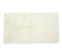 Tapis fin imitation fourrure 110 x 60 cm Ecru ecru G