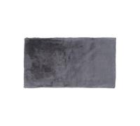 The Home Deco Factory – Tapis MIRGO imitation fourrure poil fin polyester Gris 60x110 cm