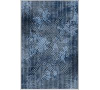 Tapis - FISUN - Bleu - 120x180 cm - Antidérapant - Lavable en machine - Moderne