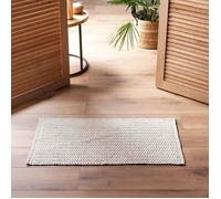 Tapis Flavio Tissé avec Reliefs Naturel 50x80 cm