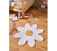 VERTBAUDET Tapis Fleur Blanc TU