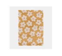 Tapis fleurs maximalistes - Apolline - Jaune - 80 x 150 cm