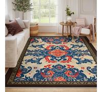 Tapis Fleurs Paisley 180x240 Tapis Lavable Salon