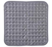 B Basic & Co - Fond de Douche PVC Anti-Dérapant 54x54cm Gris Gris G