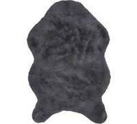Tapis Forme Peau de Bête 60x90cm Imitation Fourrure Fine Gris Anthracite - SNUGLY - ALTOBUY Gris