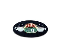 Tapis - Friends - Logo Central Perk - Ovale - Noir - 71 cm x 133 cm