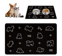 Tapis Gamelle Chat Chien, 60 x 40 cm, Terre de Diatomée